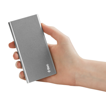 ttec AlumiSlim S Universal Mobile Charger Power Bank 5000 mAh smaller than your hand